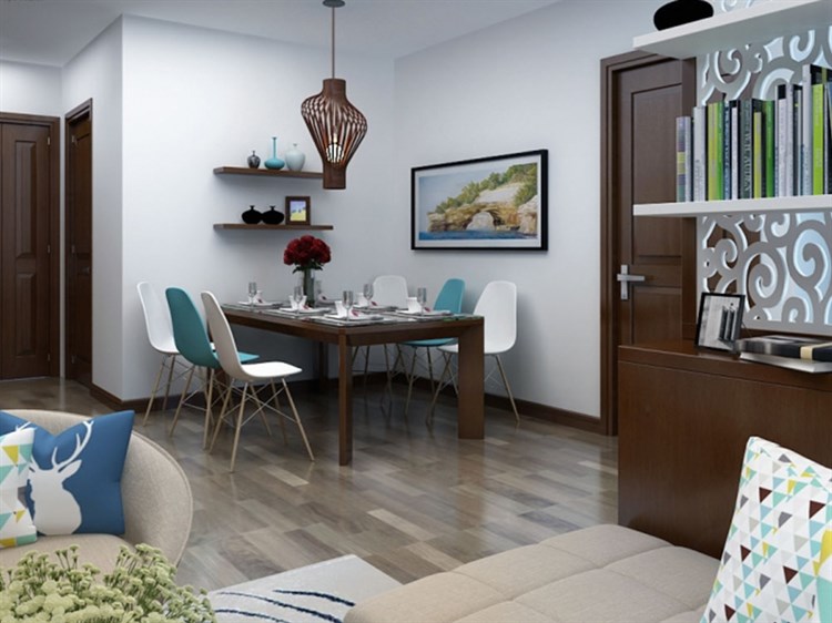 Công trình phòng khách theo phong cách hiện đại - Chị Thanh