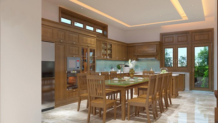 Công trình thiết kế nội thất nhà phố anh Vũ ở thị trấn Hạ Hòa - Phú Thọ