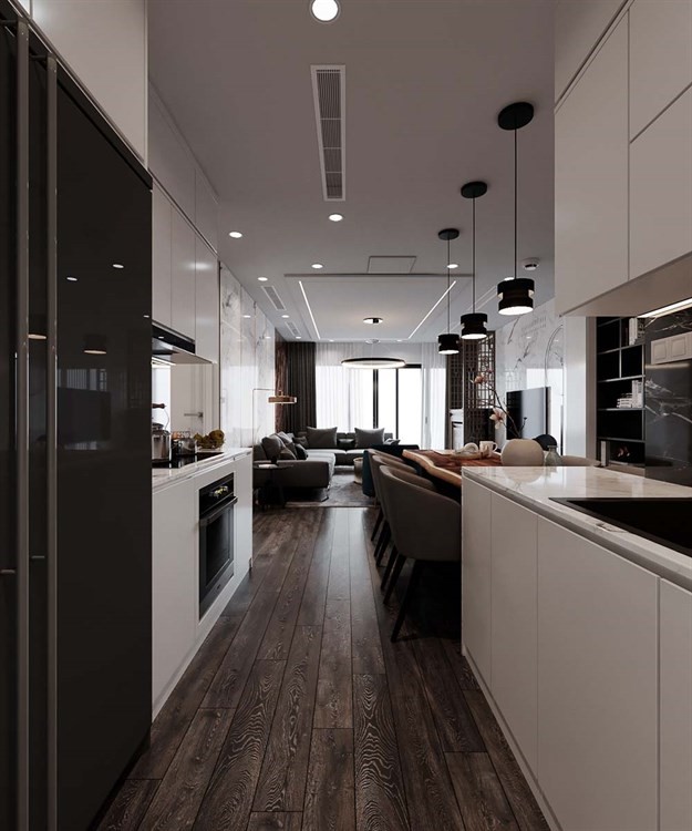 Thiết kế nội thất tại chung cư ở Hà Nội