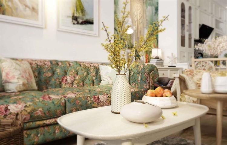 Thi công nội thất phòng khách nhà chị Tiệp tại Hải Dương